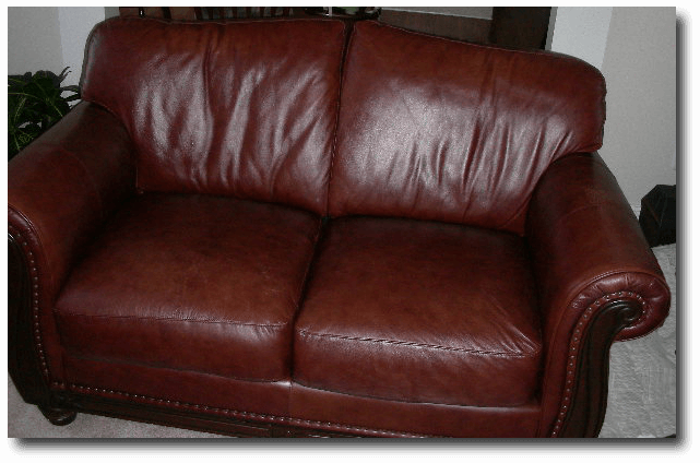 Restored Leather Color