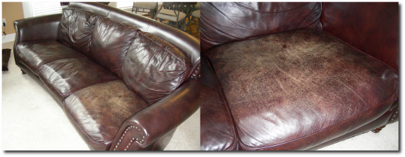 Discolored Leather