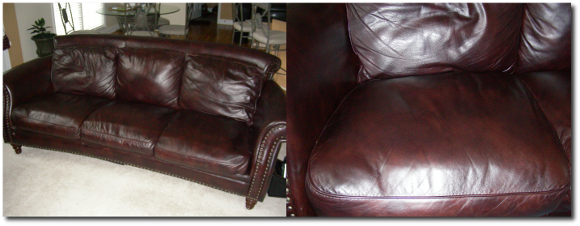 Restored Leather Color
